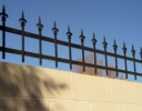a nice topper for a masonry wall
