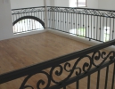 3-rail deck rail with handrail on top